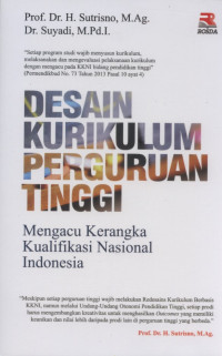 Image of Desain kurikulum perguruan tinggi